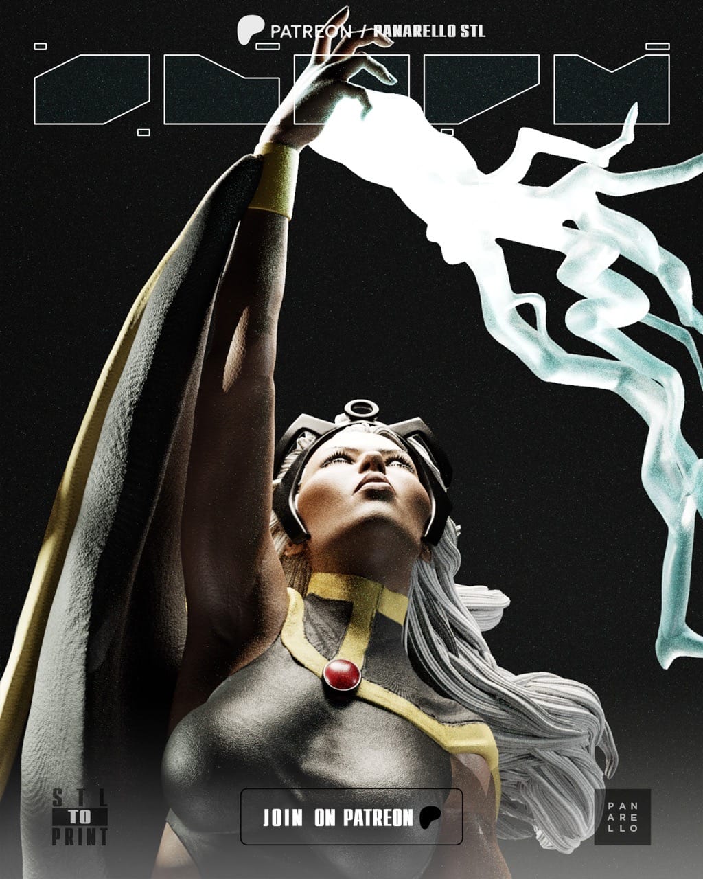 P站图纸印象馆 Panarello 漫威 暴风女 Panarello 漫威 暴风女