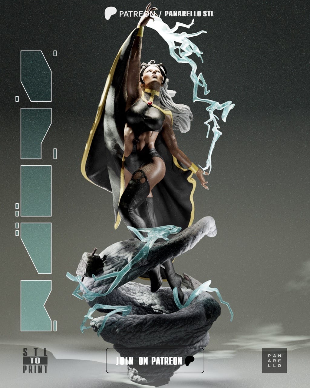 P站图纸印象馆 Panarello 漫威 暴风女 Panarello 漫威 暴风女