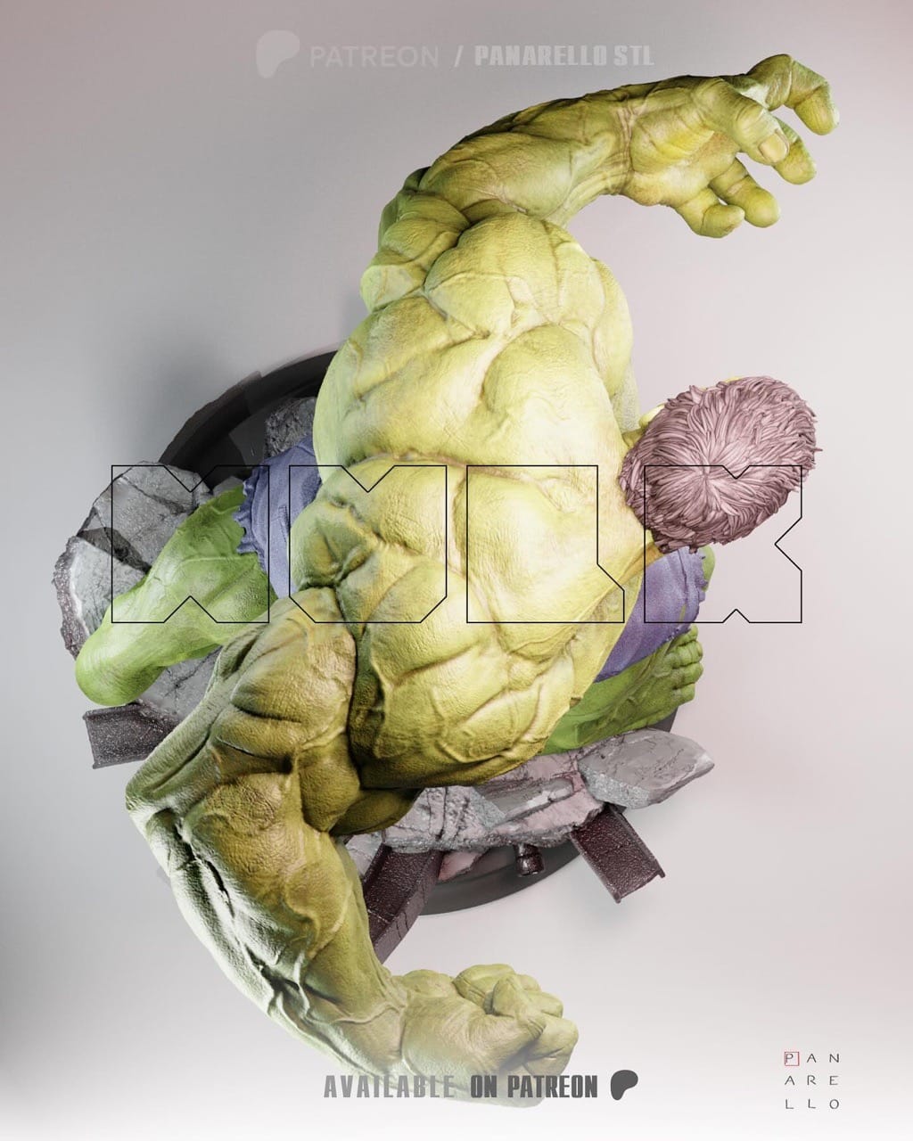 P站图纸印象馆 Panarello 漫威 绿巨人 Panarello 漫威 绿巨人