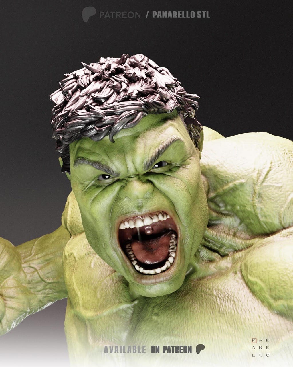 P站图纸印象馆 Panarello 漫威 绿巨人 Panarello 漫威 绿巨人