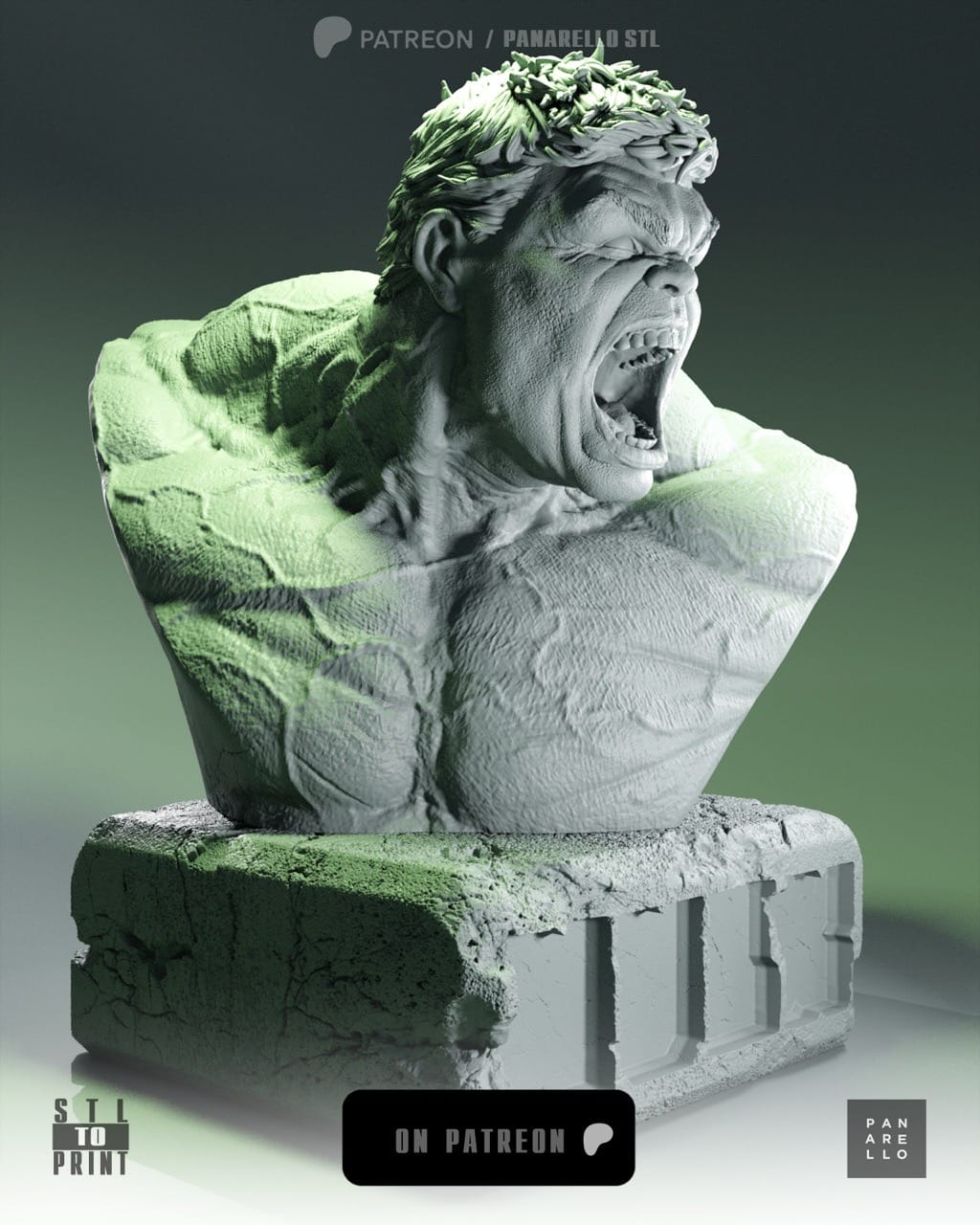 P站图纸印象馆 Panarello 漫威 绿巨人 Panarello 漫威 绿巨人