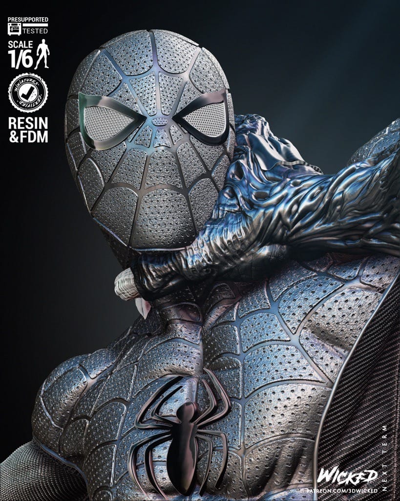 P站图纸印象馆 3DWicked 漫威 蜘蛛侠VS毒液 3DWicked 漫威 蜘蛛侠VS毒液