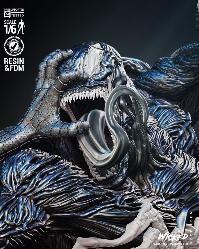 P站图纸印象馆 3DWicked 漫威 蜘蛛侠VS毒液 3DWicked 漫威 蜘蛛侠VS毒液