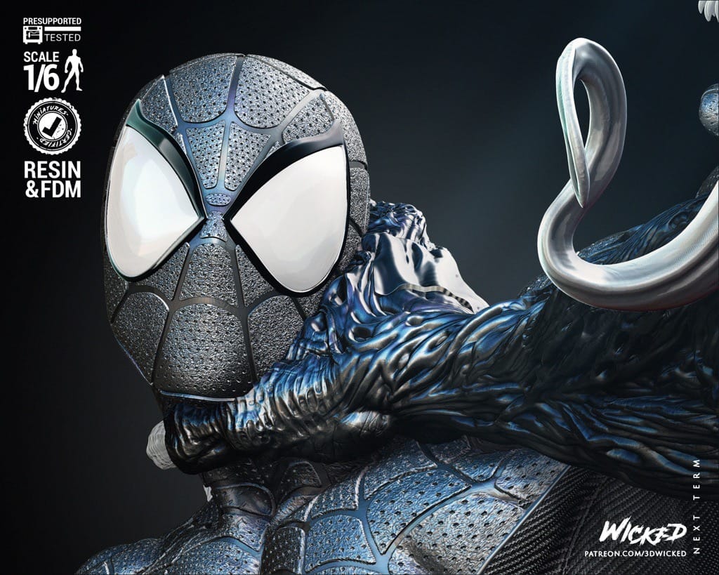 P站图纸印象馆 3DWicked 漫威 蜘蛛侠VS毒液 3DWicked 漫威 蜘蛛侠VS毒液