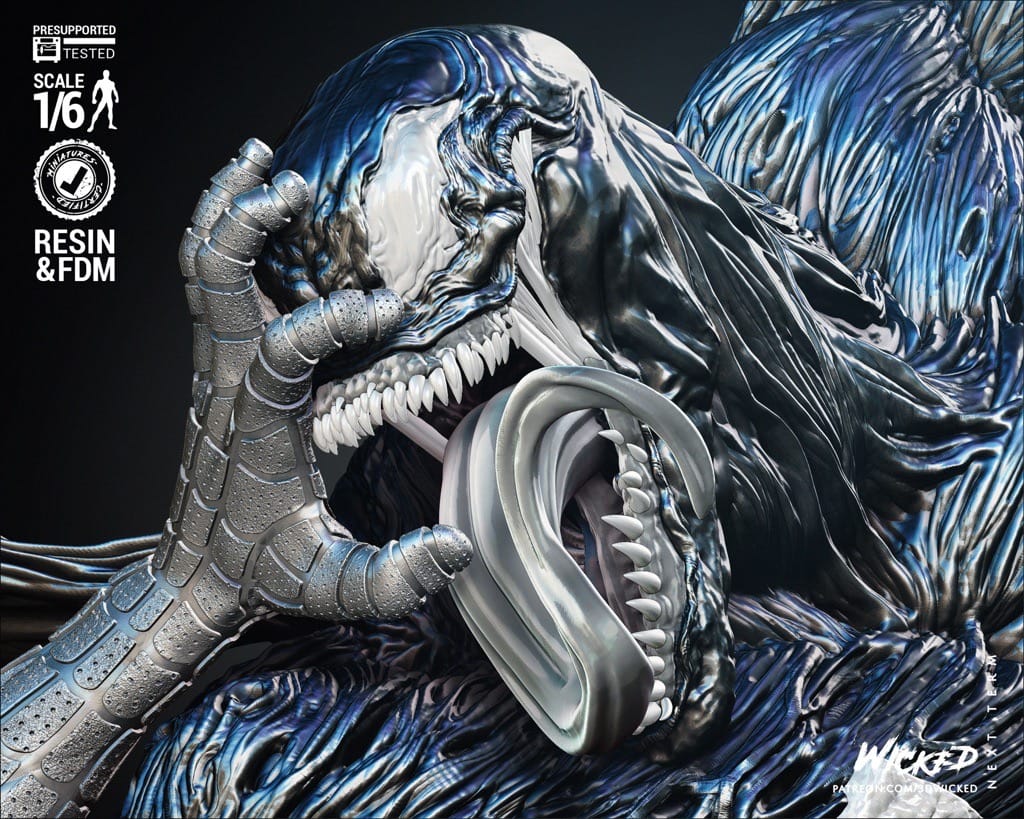 P站图纸印象馆 3DWicked 漫威 蜘蛛侠VS毒液 3DWicked 漫威 蜘蛛侠VS毒液