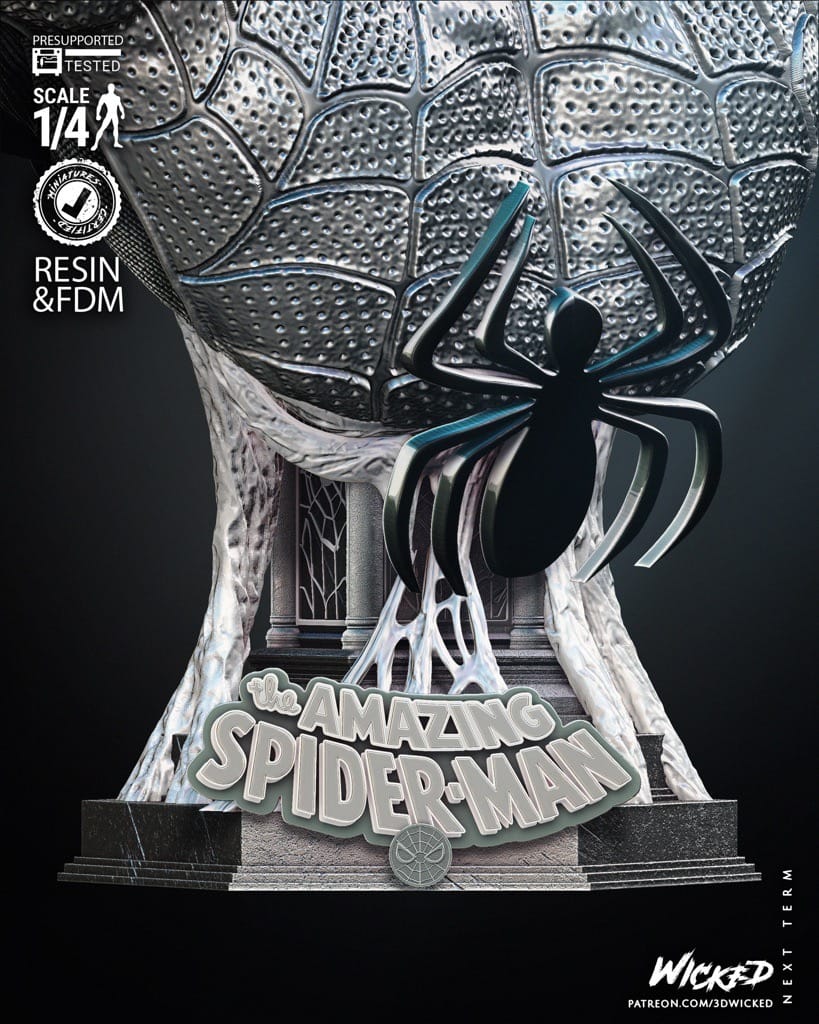 P站图纸印象馆 3DWicked 漫威 蜘蛛侠 3DWicked 漫威 蜘蛛侠