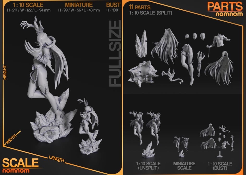 P站图纸印象馆 NomNom 数码宝贝 女恶魔兽 NomNom 数码宝贝 女恶魔兽