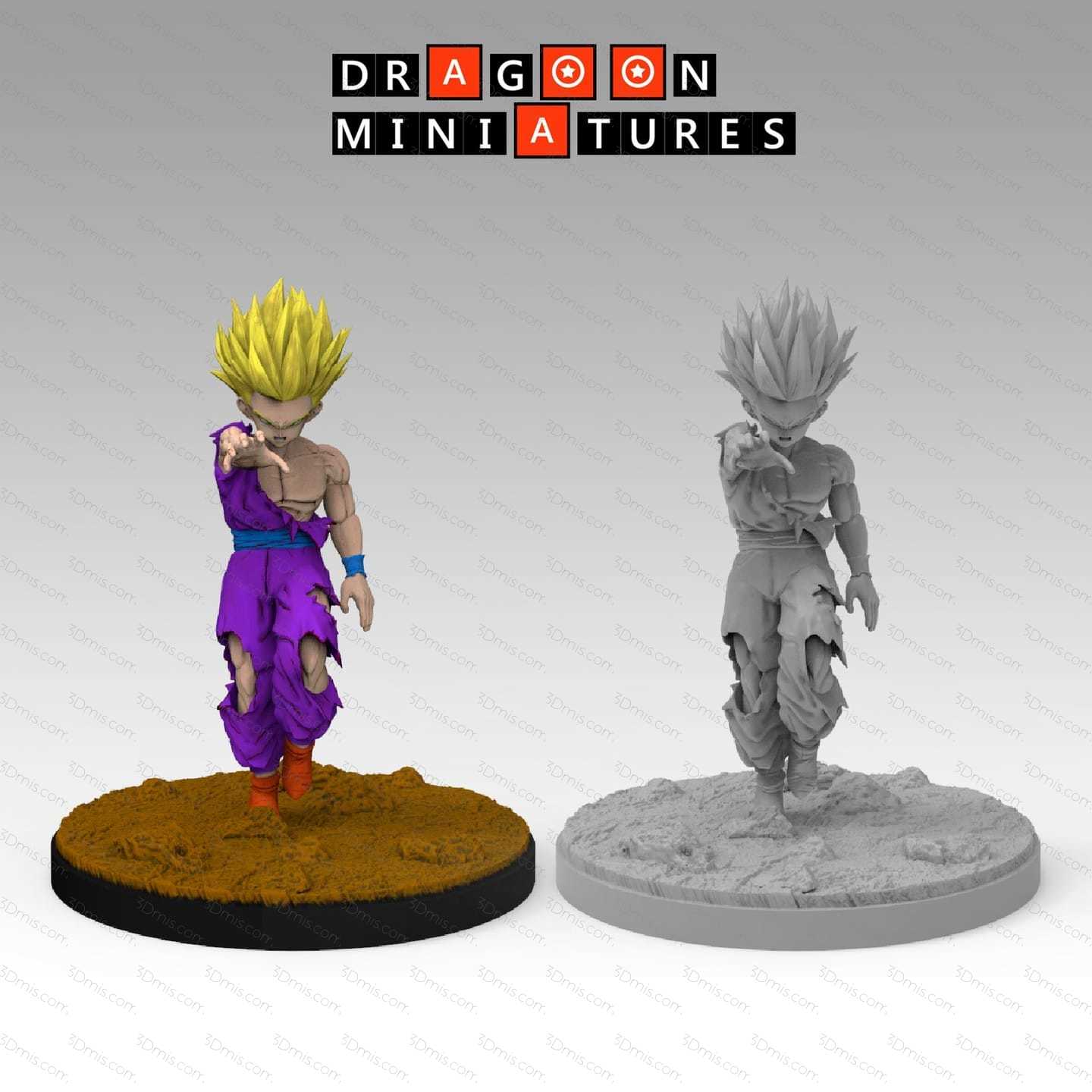 P站图纸印象馆 Dragoon 龙珠 孙悟饭 Dragoon 龙珠 孙悟饭