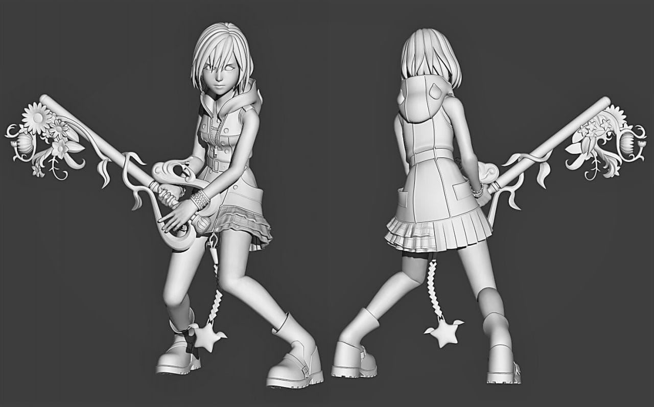 P站图纸印象馆 王国之心 凯莉 王国之心 凯莉