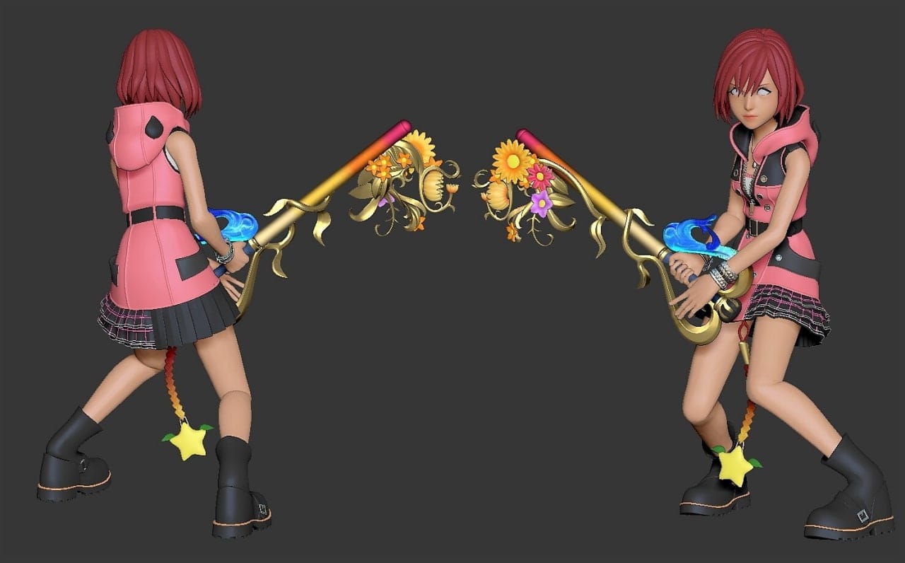 P站图纸印象馆 王国之心 凯莉 王国之心 凯莉