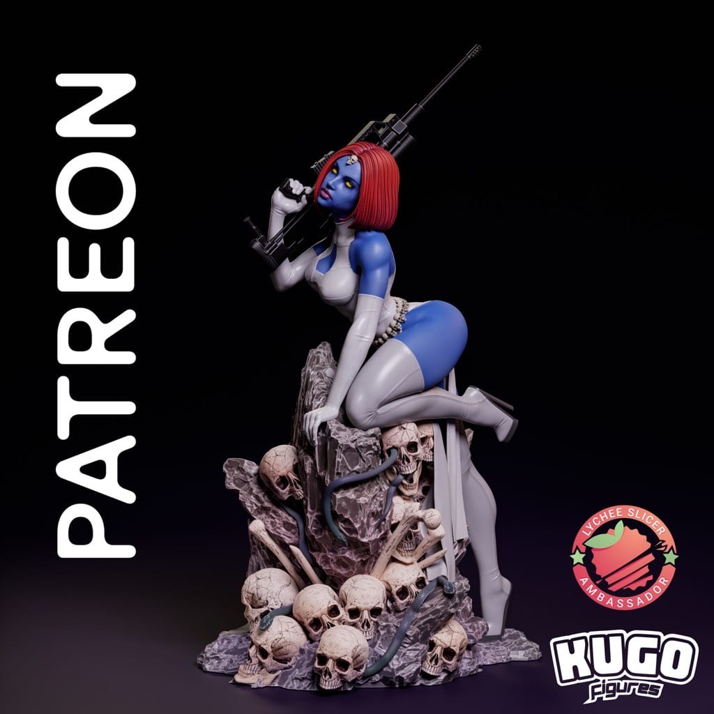 P站图纸印象馆 KuGo figures 漫威 魔形女 KuGo figures 漫威 魔形女