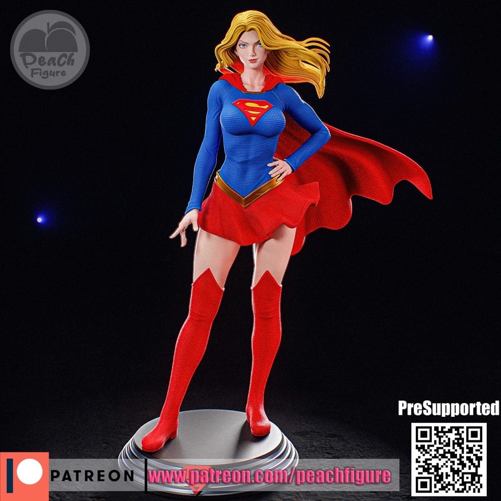 P站图纸印象馆 Peach Figure DC漫画 超级少女 Peach Figure DC漫画 超级少女
