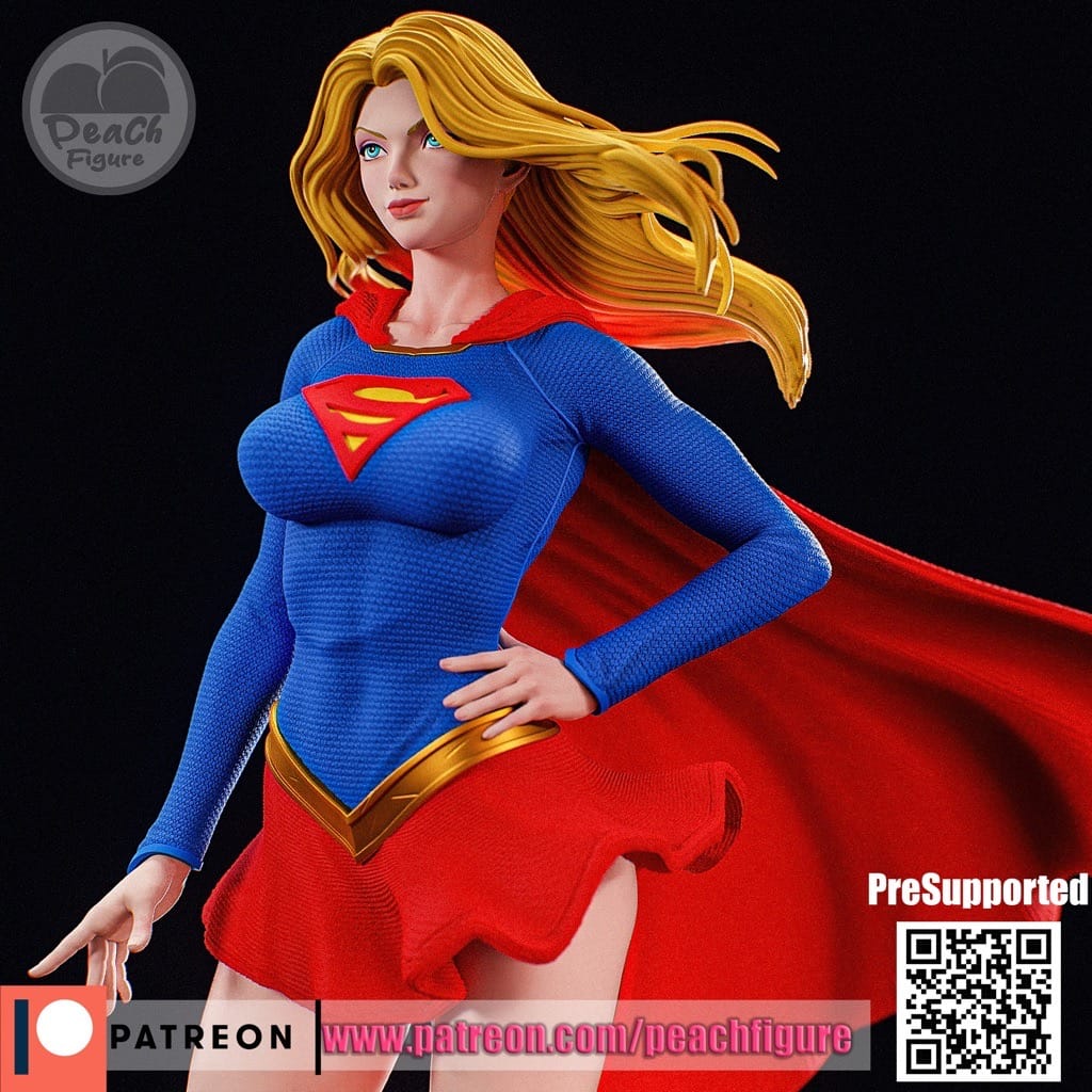 P站图纸印象馆 Peach Figure DC漫画 超级少女 Peach Figure DC漫画 超级少女