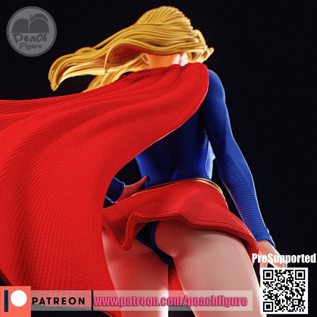 P站图纸印象馆 Peach Figure DC漫画 超级少女 Peach Figure DC漫画 超级少女