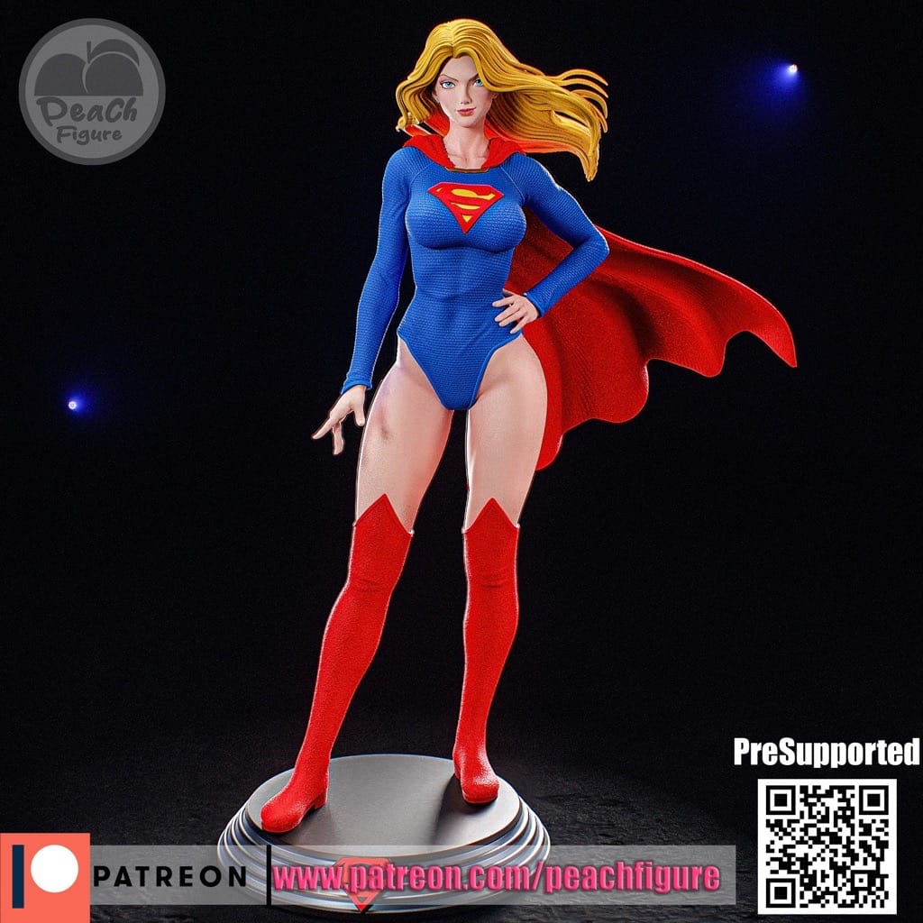 P站图纸印象馆 Peach Figure DC漫画 超级少女 Peach Figure DC漫画 超级少女