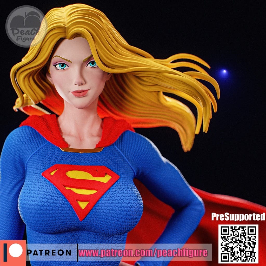 P站图纸印象馆 Peach Figure DC漫画 超级少女 Peach Figure DC漫画 超级少女