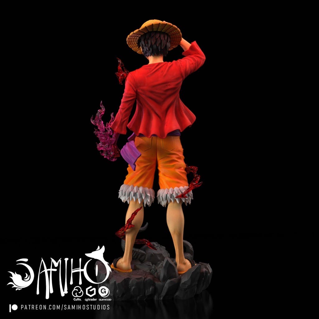 P站图纸印象馆 Samiho 海贼王 路飞 Samiho 海贼王 路飞