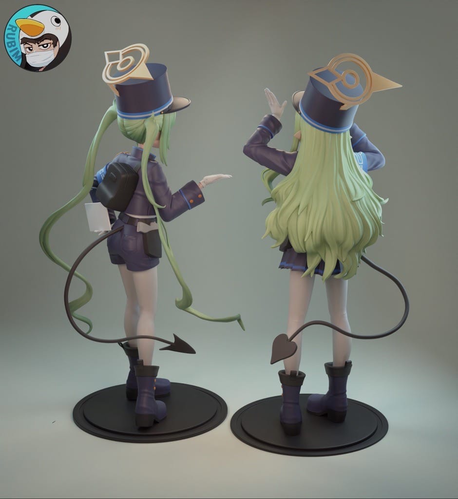 P站图纸印象馆 Rubim 蔚蓝档案 海兰德铁道学院双子 Rubim 蔚蓝档案 海兰德铁道学院双子