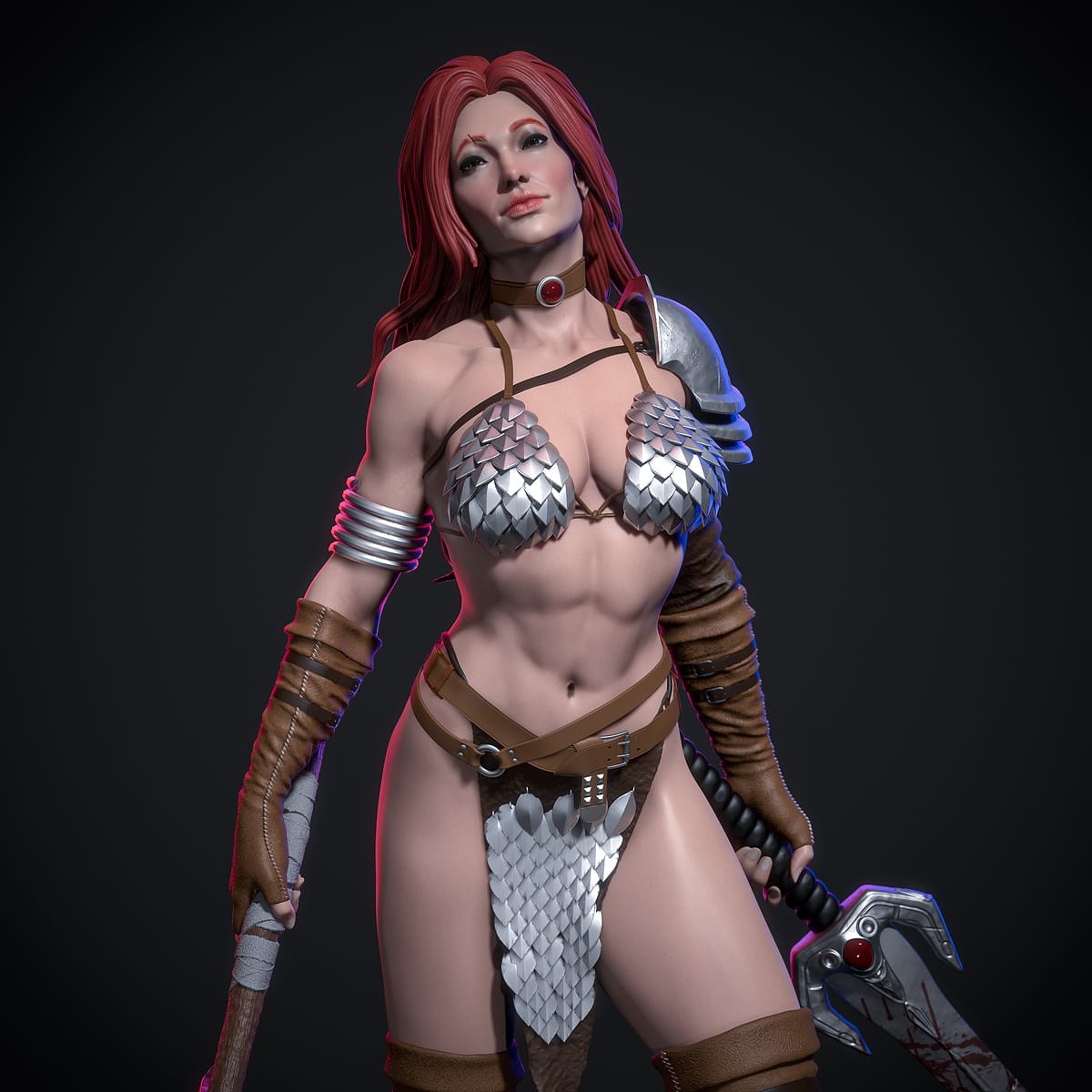 P站图纸印象馆 红发索尼娅 红发索尼娅