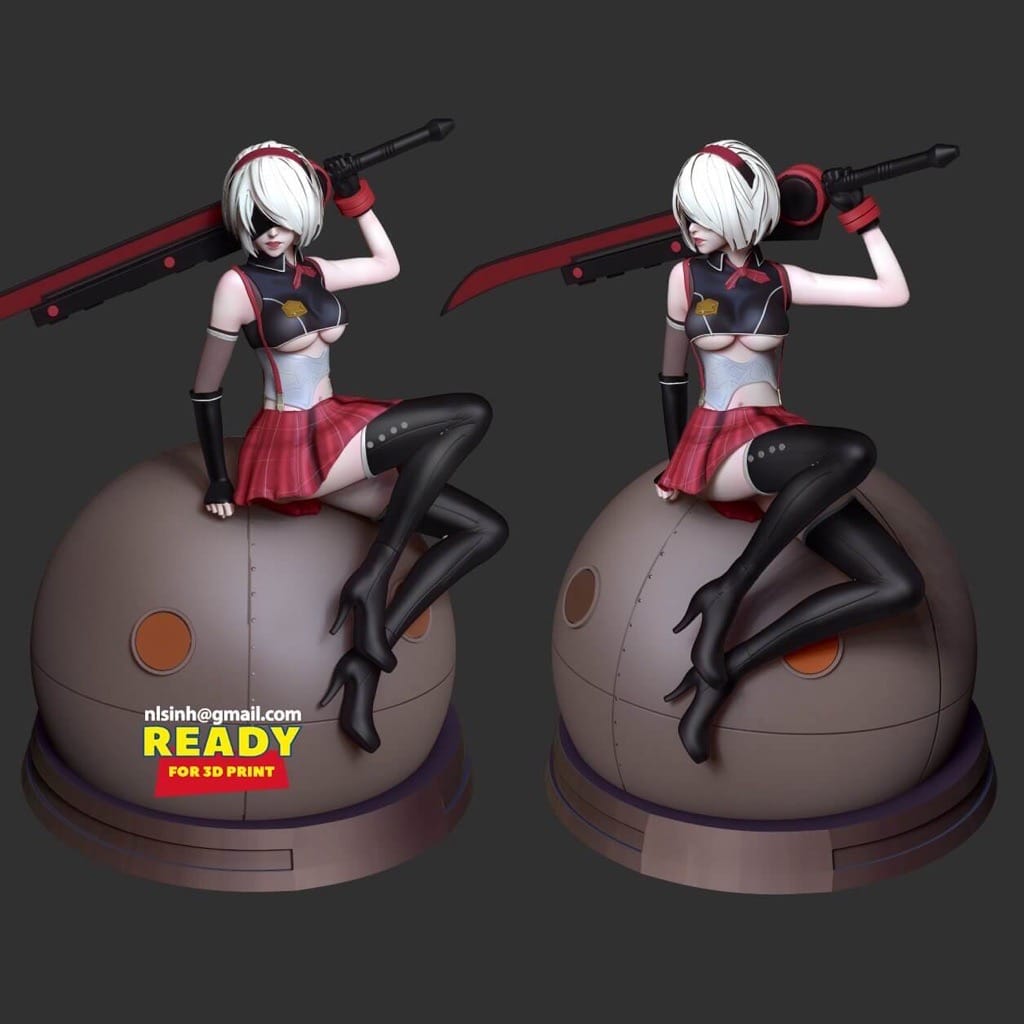 P站图纸印象馆 机械纪元 尼尔2B 机械纪元 尼尔2B