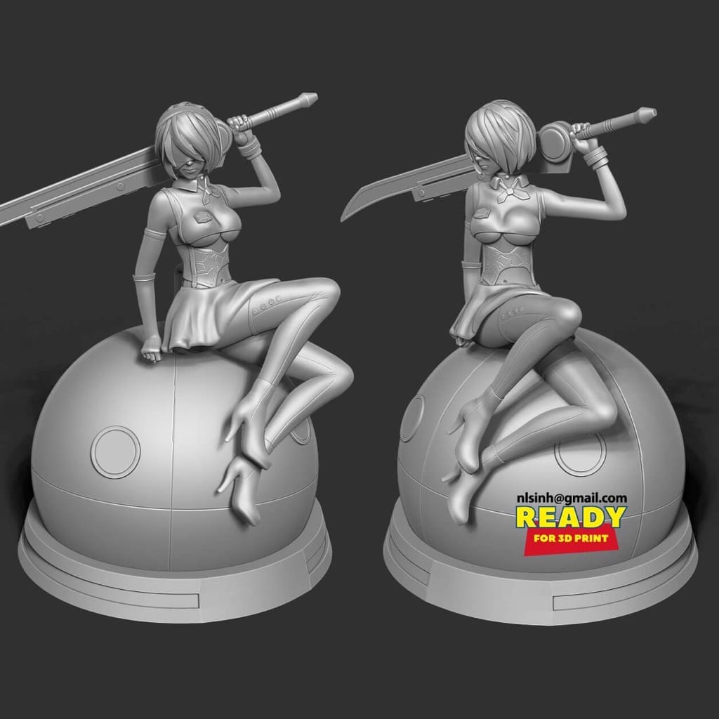 P站图纸印象馆 机械纪元 尼尔2B 机械纪元 尼尔2B