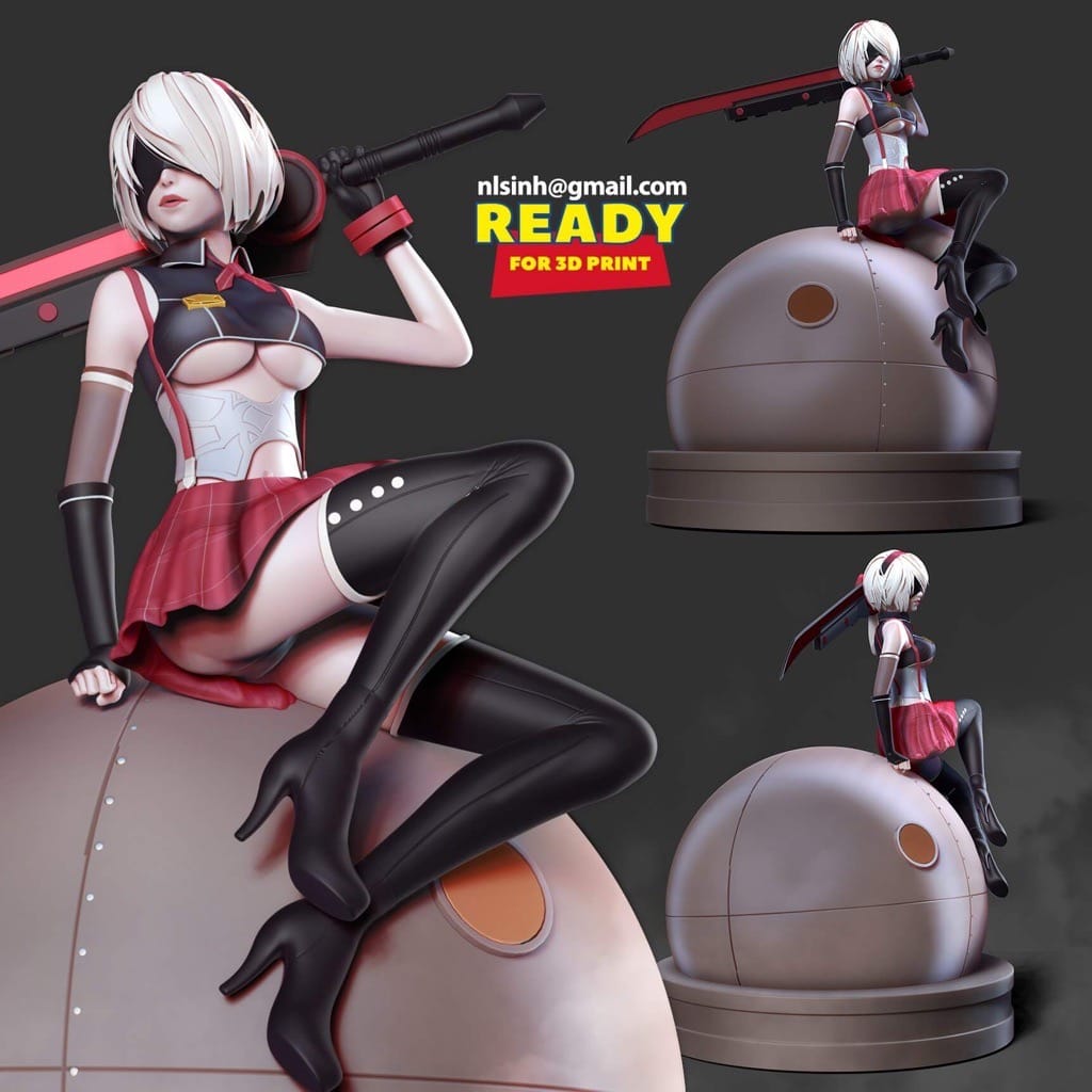 P站图纸印象馆 机械纪元 尼尔2B 机械纪元 尼尔2B