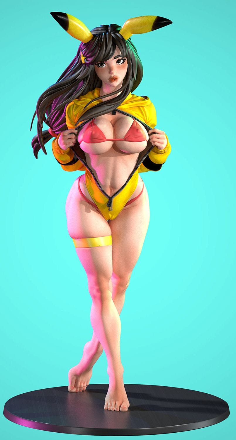 P站图纸印象馆 Siryll Art 皮卡丘女孩 Siryll Art 皮卡丘女孩