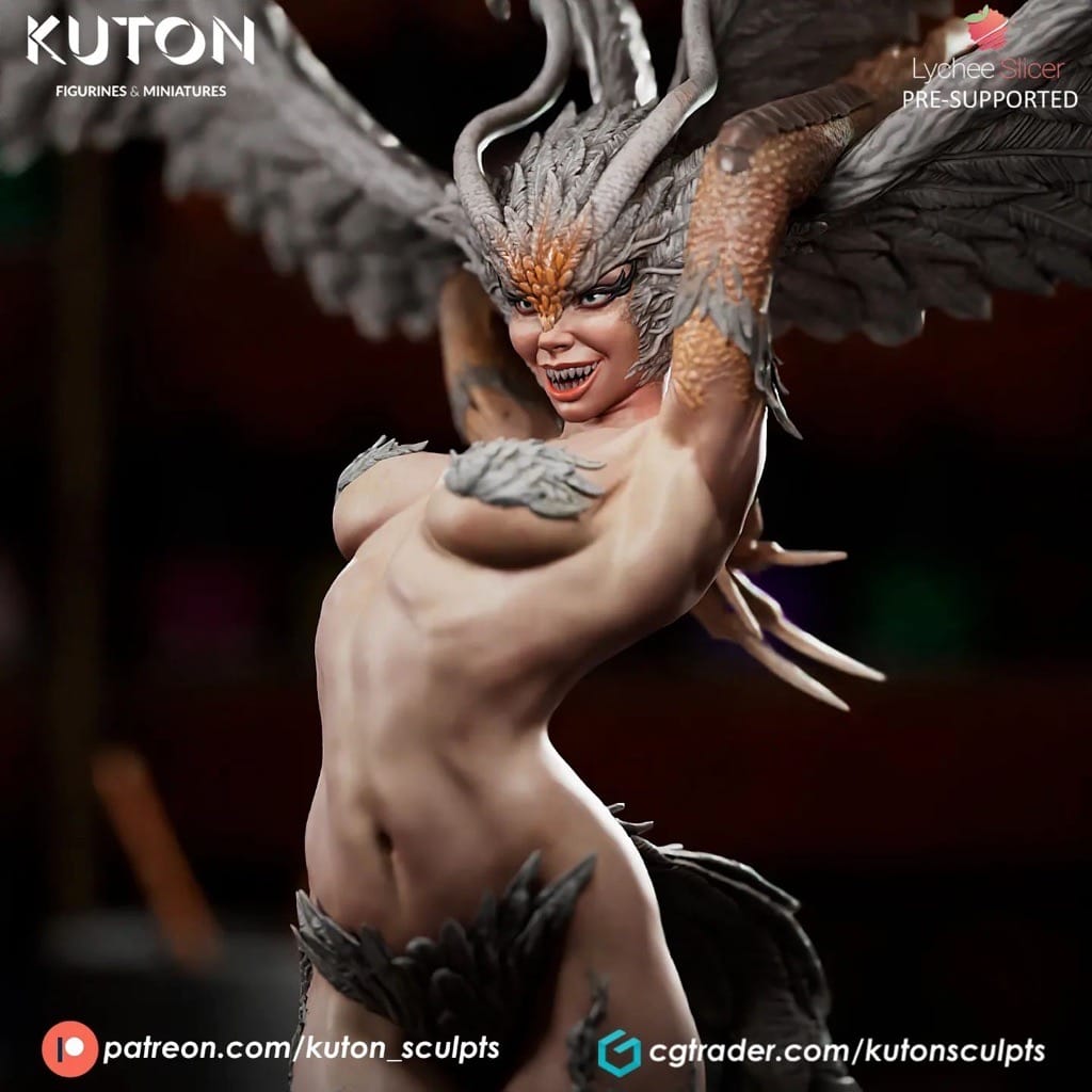 P站图纸印象馆 KUTON 恶魔人 希蕾奴 KUTON 恶魔人 希蕾奴
