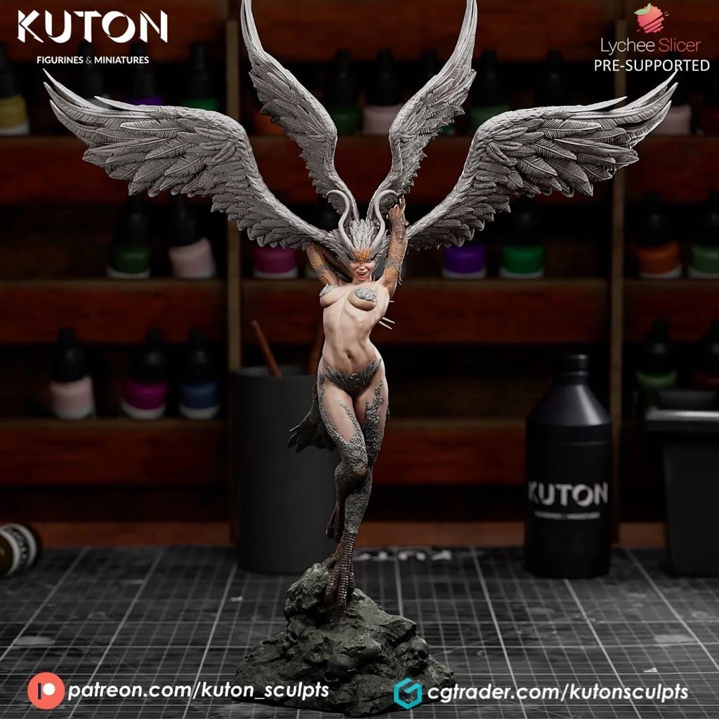 P站图纸印象馆 KUTON 恶魔人 希蕾奴 KUTON 恶魔人 希蕾奴