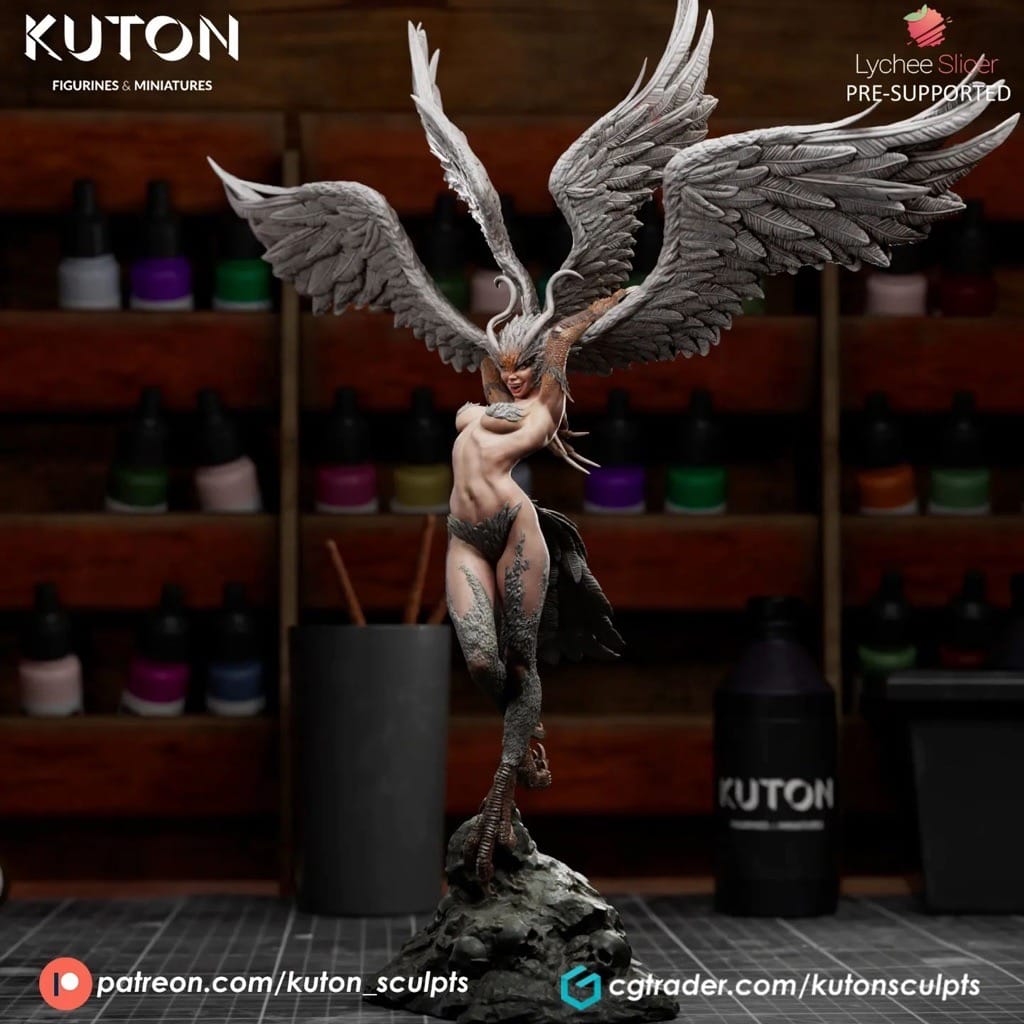 P站图纸印象馆 KUTON 恶魔人 希蕾奴 KUTON 恶魔人 希蕾奴