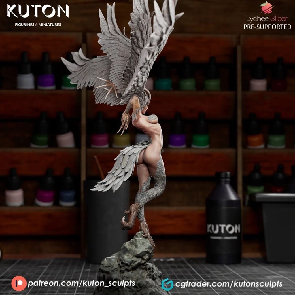 P站图纸印象馆 KUTON 恶魔人 希蕾奴 KUTON 恶魔人 希蕾奴