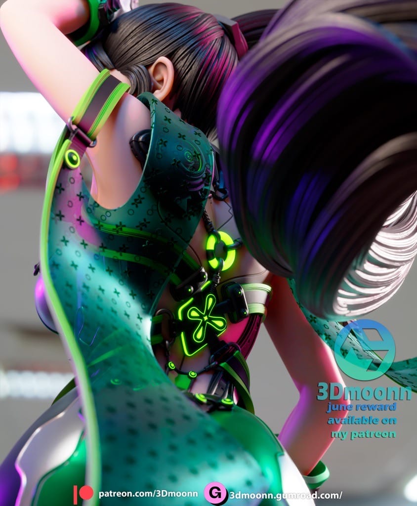 P站图纸印象馆 3Dmoonn 星刃 伊芙 3Dmoonn 星刃 伊芙