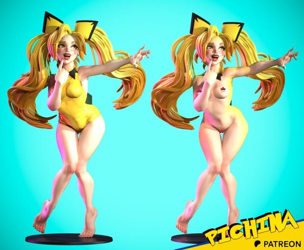 P站图纸印象馆 Siryll Art 皮卡丘女孩 Siryll Art 皮卡丘女孩