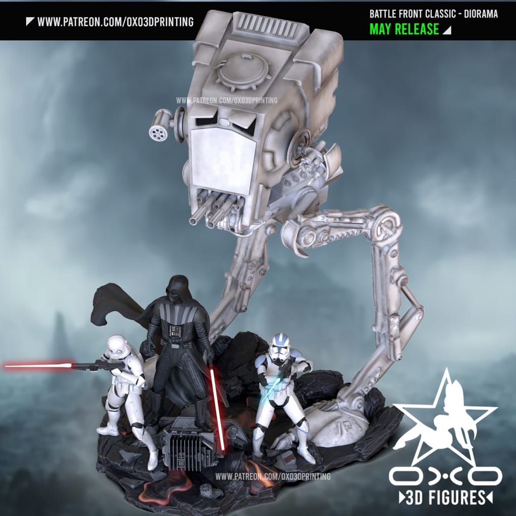 P站图纸印象馆 OXO3D 星球大战 绝地武士 OXO3D 星球大战 绝地武士