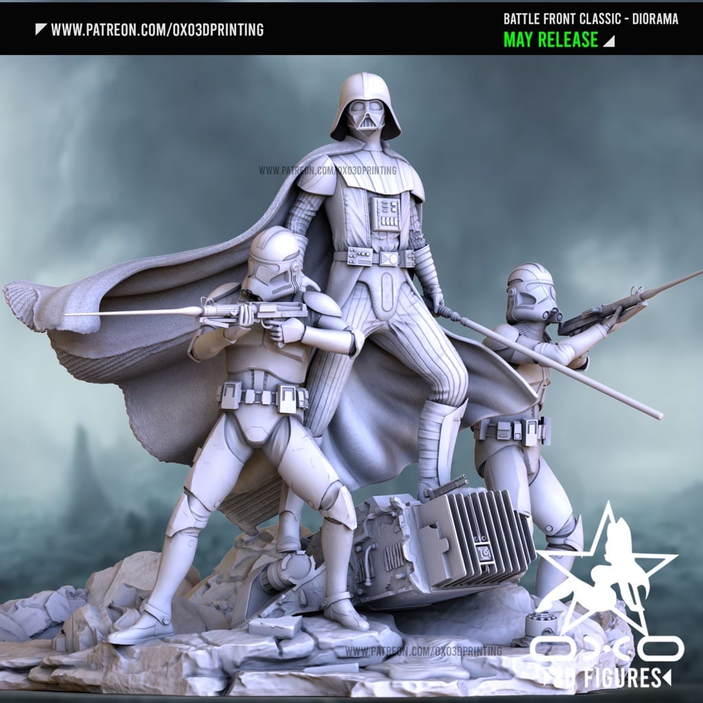 P站图纸印象馆 OXO3D 星球大战 绝地武士 OXO3D 星球大战 绝地武士