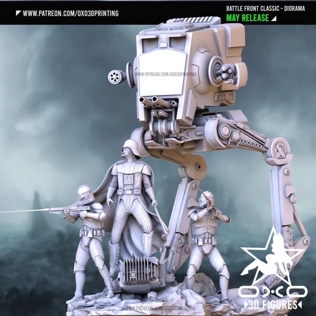 P站图纸印象馆 OXO3D 星球大战 绝地武士 OXO3D 星球大战 绝地武士