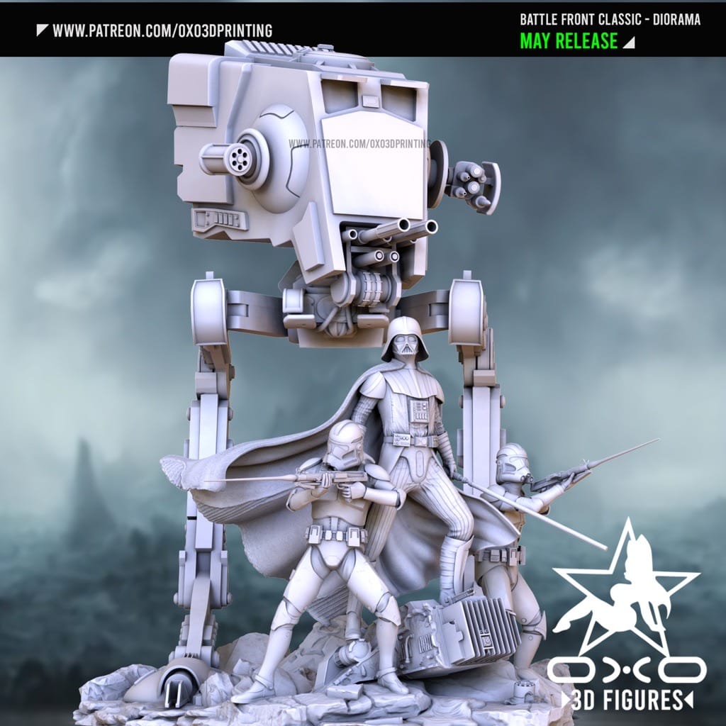 P站图纸印象馆 OXO3D 星球大战 绝地武士 OXO3D 星球大战 绝地武士