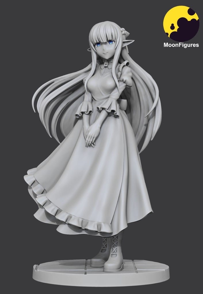 P站图纸印象馆 Moon Figures 身为魔王的我娶了奴隶精灵为妻 妮菲莉雅 Moon Figures 身为魔王的我娶了奴隶精灵为妻 妮菲莉雅