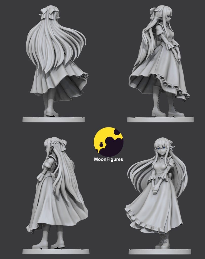 P站图纸印象馆 Moon Figures 身为魔王的我娶了奴隶精灵为妻 妮菲莉雅 Moon Figures 身为魔王的我娶了奴隶精灵为妻 妮菲莉雅