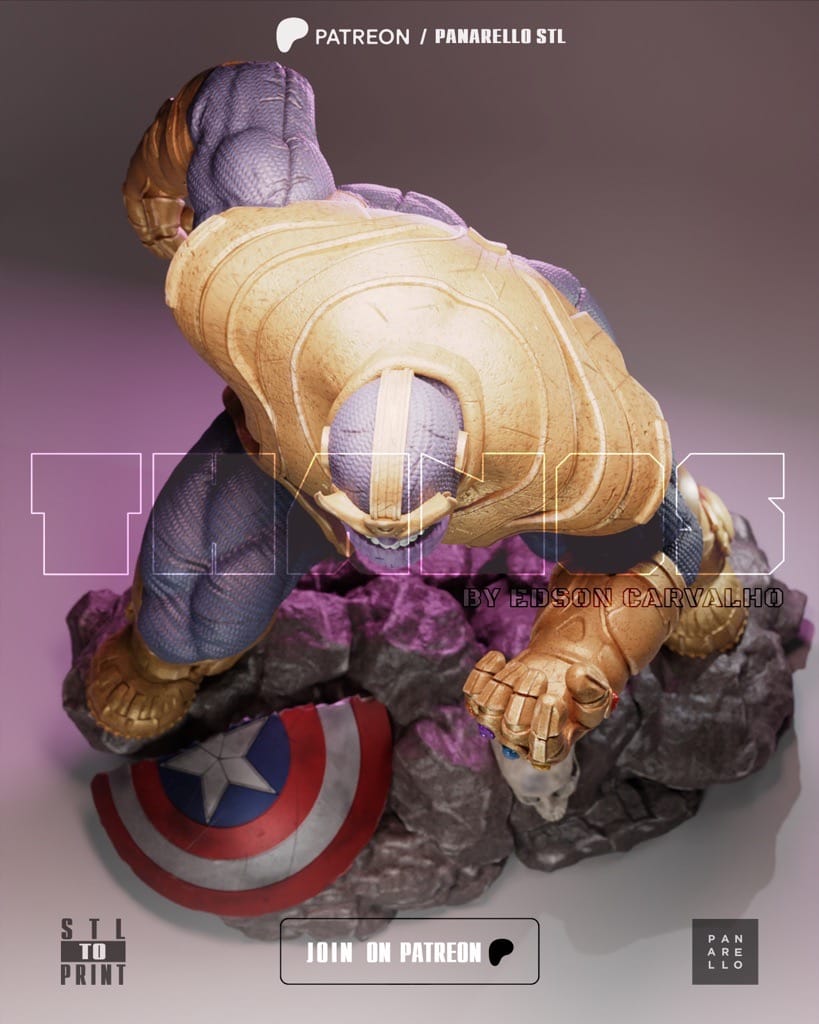 P站图纸印象馆 Panarello 漫威 灭霸 Panarello 漫威 灭霸