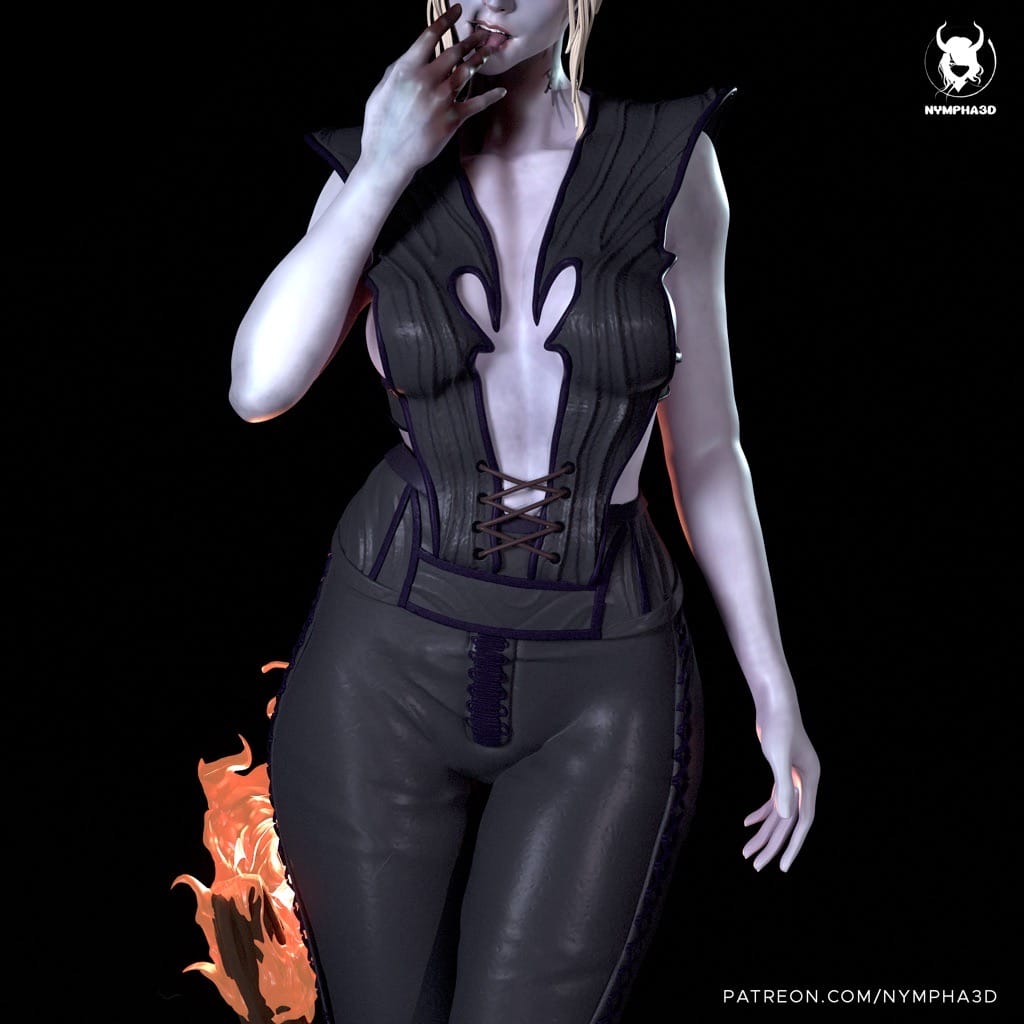 P站图纸印象馆 NYMPHA 3D 博德之门 明萨拉 NYMPHA 3D 博德之门 明萨拉