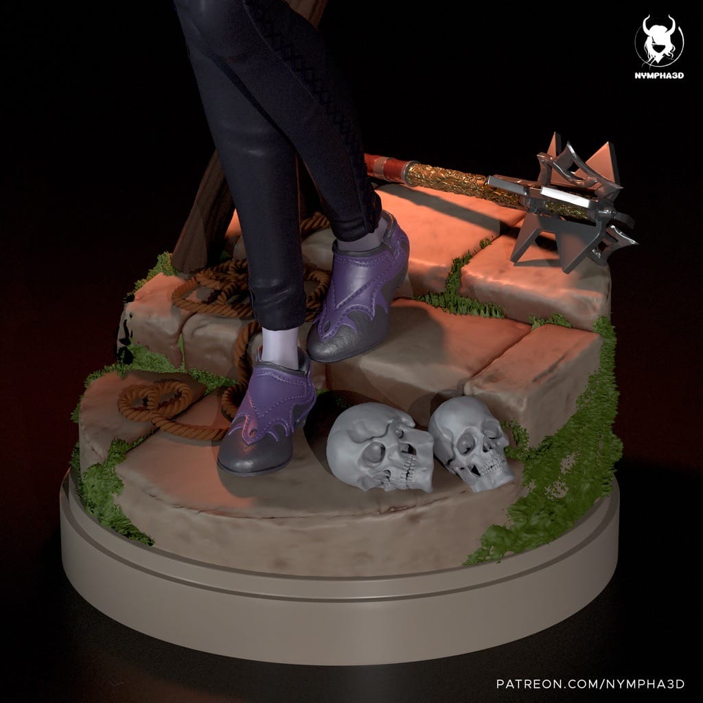 P站图纸印象馆 NYMPHA 3D 博德之门 明萨拉 NYMPHA 3D 博德之门 明萨拉