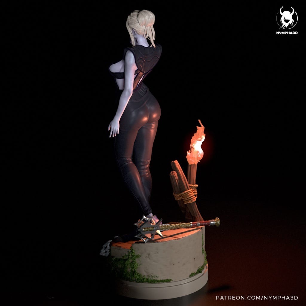 P站图纸印象馆 NYMPHA 3D 博德之门 明萨拉 NYMPHA 3D 博德之门 明萨拉