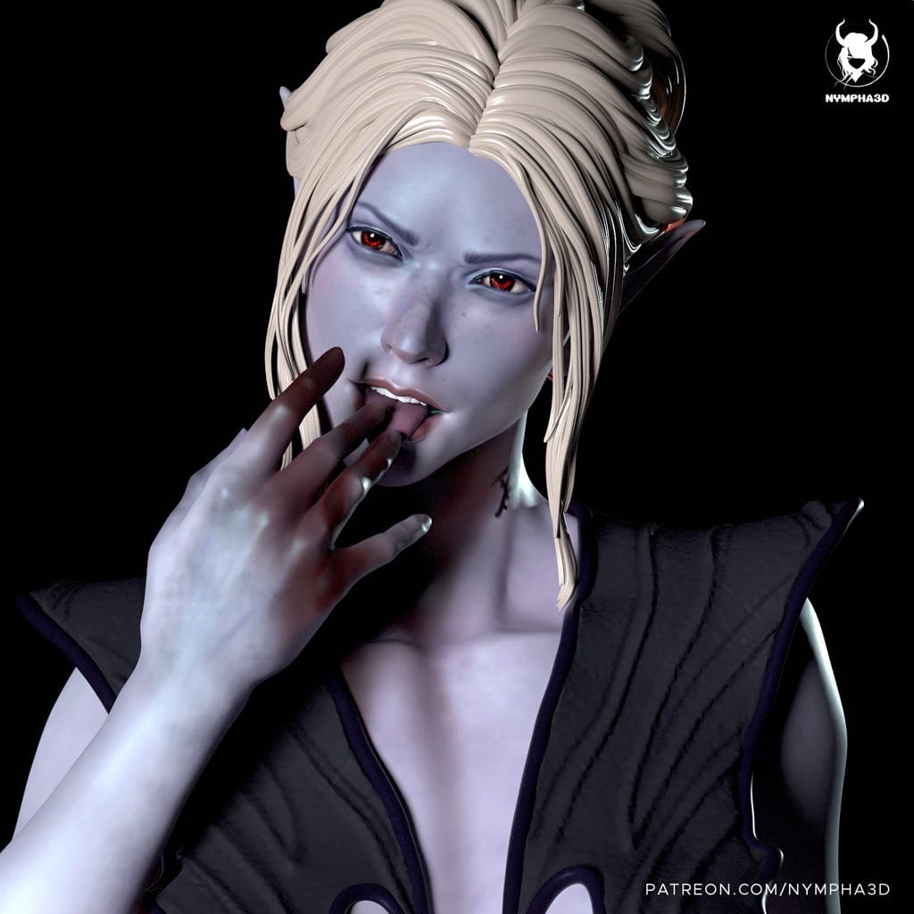 P站图纸印象馆 NYMPHA 3D 博德之门 明萨拉 NYMPHA 3D 博德之门 明萨拉