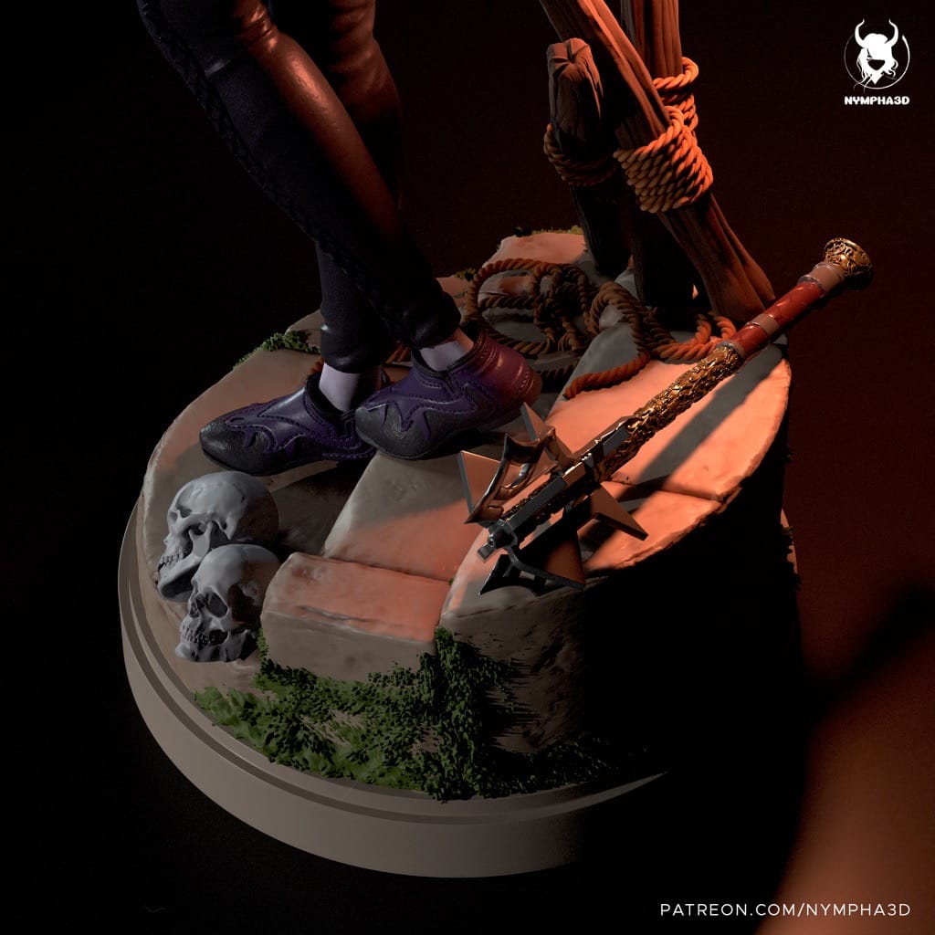 P站图纸印象馆 NYMPHA 3D 博德之门 明萨拉 NYMPHA 3D 博德之门 明萨拉