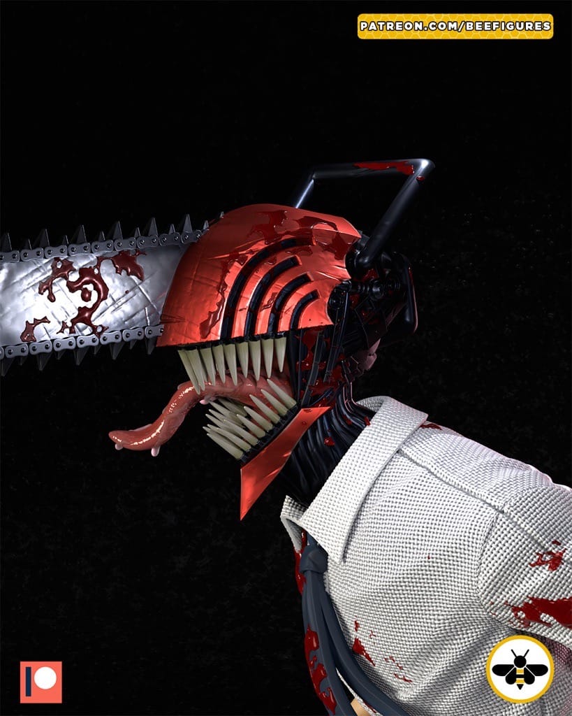 P站图纸印象馆 Bee Figures 链锯恶魔电次 Bee Figures 链锯恶魔电次
