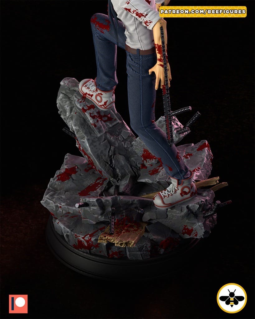 P站图纸印象馆 Bee Figures 链锯恶魔电次 Bee Figures 链锯恶魔电次