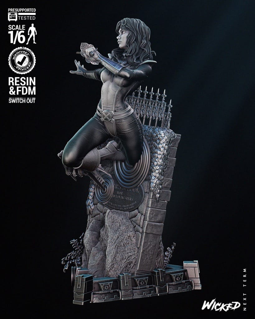 P站图纸印象馆 3DWicked 漫威 幻影猫 凯蒂·普莱德 3DWicked 漫威 幻影猫 凯蒂·普莱德