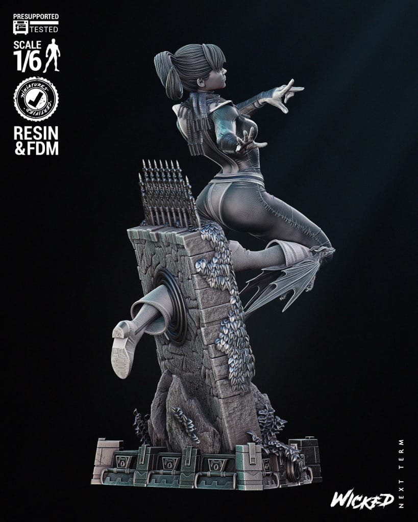 P站图纸印象馆 3DWicked 漫威 幻影猫 凯蒂·普莱德 3DWicked 漫威 幻影猫 凯蒂·普莱德