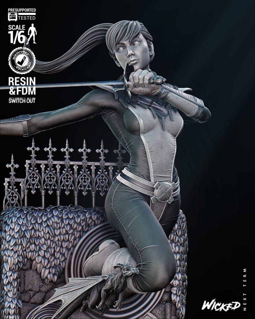 P站图纸印象馆 3DWicked 漫威 幻影猫 凯蒂·普莱德 3DWicked 漫威 幻影猫 凯蒂·普莱德